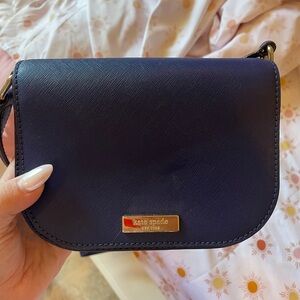 Blue Kate spade crossbody purse and wallet